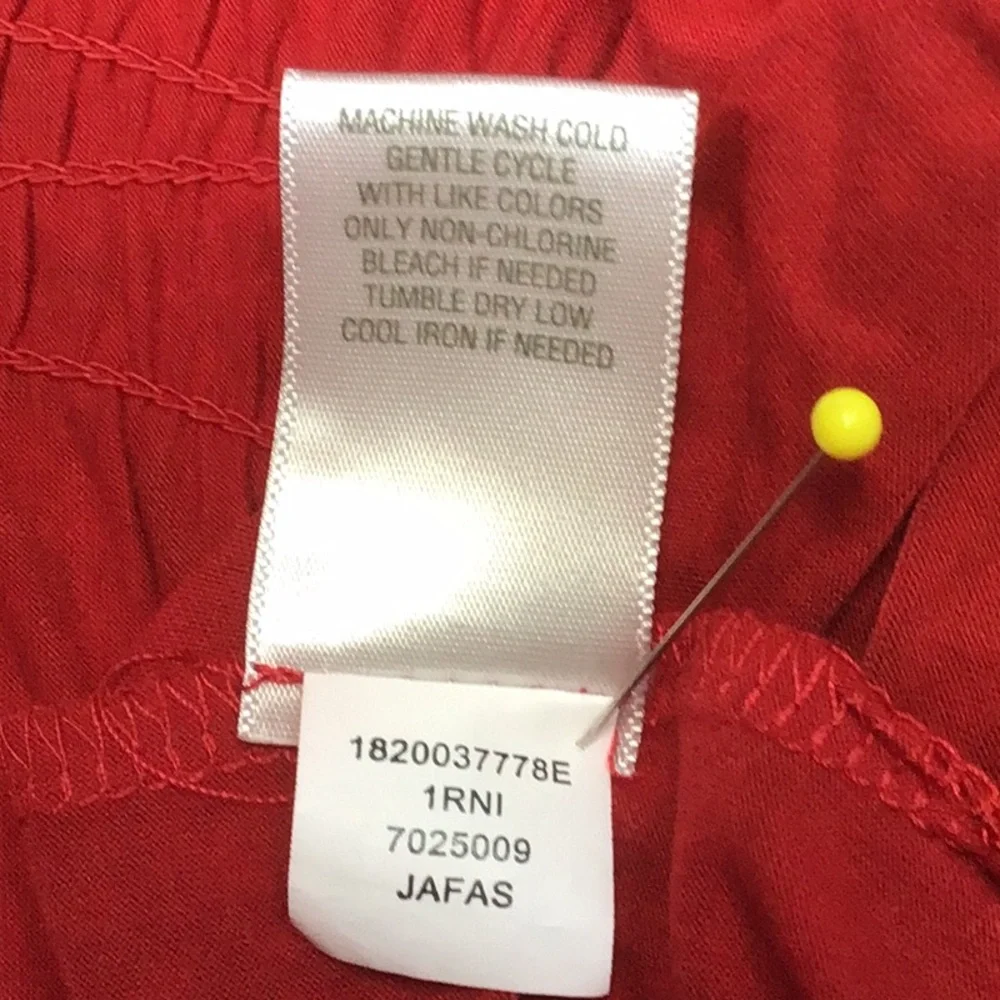 🪭 Starille Red Black Super Soft Long Sleeve Top & Pants Loungewear Set Sz.M/L - Picture 5 of 11